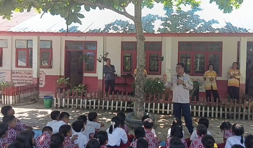Ketua Dewan Pendidikan Labura Kunjungi SDN 117853 Kilangmili