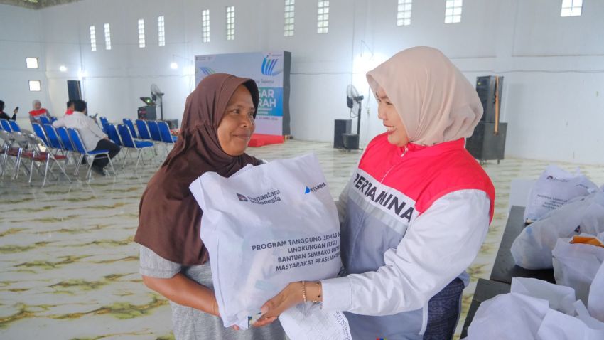 Pertamina Gelar Pasar Murah di Pantai Labu, 1.000 Paket Sembako Disalurkan