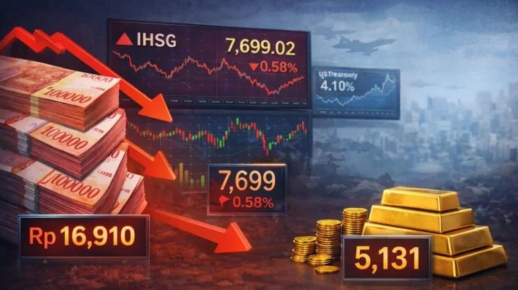 Rupiah dan IHSG Melemah, Emas Ikut Terkoreksi