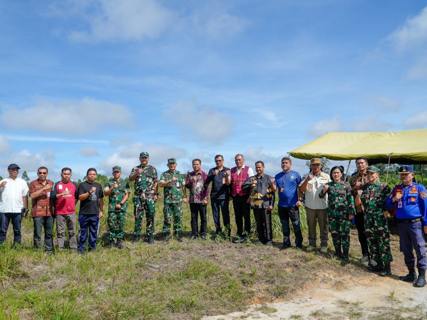 Tim Kemhan RI Tinjau Rencana Lokasi Yonif TP 955/HS di Humbahas