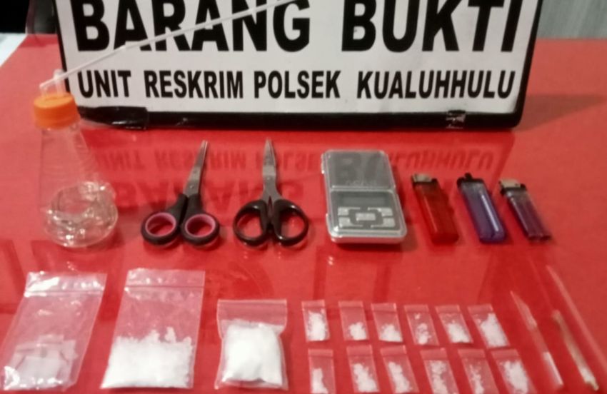 Saat Nimbang Sabu, Warga Asahan Ditangkap di Aek Kanopan Timur