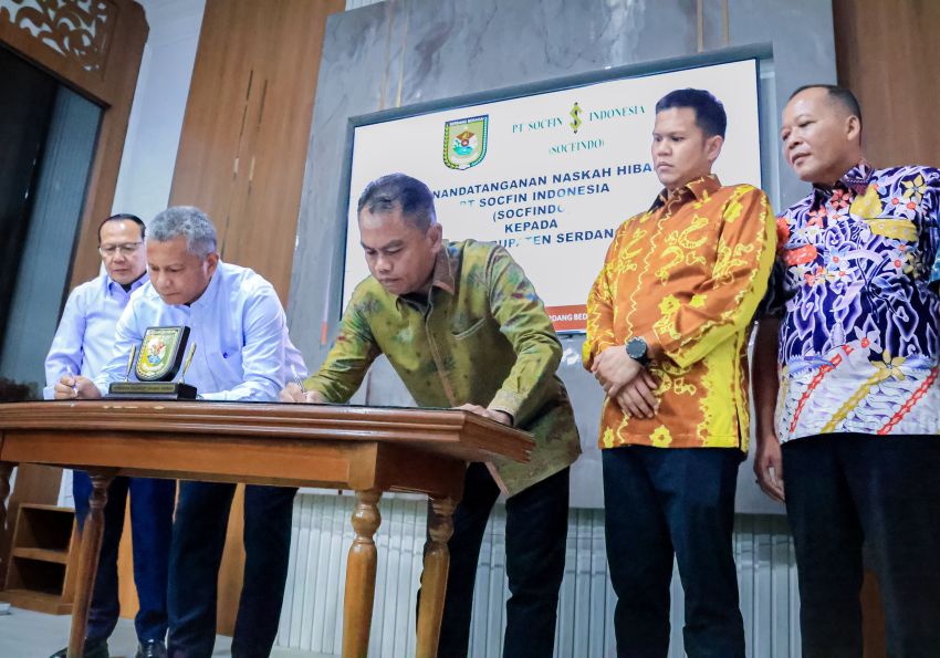 Pemkab Sergai Apresiasi Hibah Tanah PT Socfindo untuk Dukung Pembangunan Fasilitas Publik