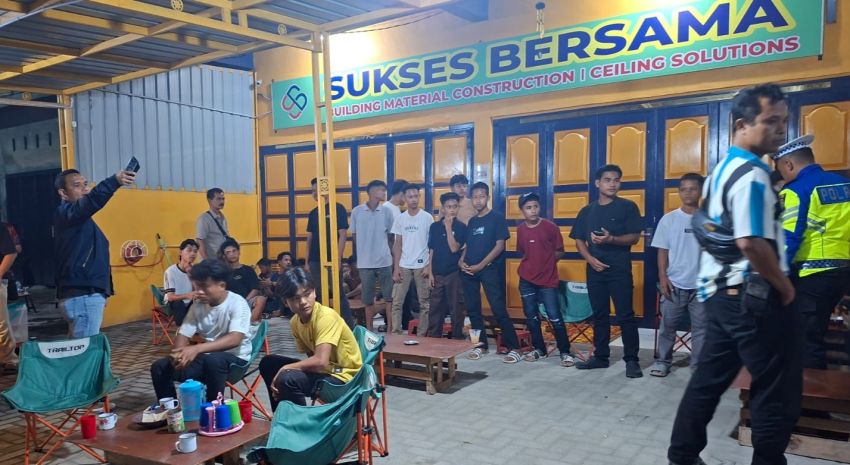 Polsek Na IX-X Cegah Balap Liar di Kotaraja Labura