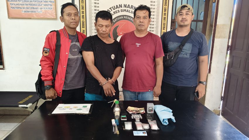 Polisi Tangkap Residivis Narkoba di Simalungun