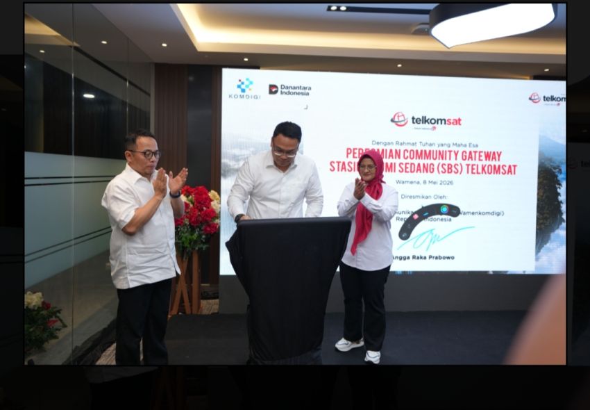 Wamenkomdigi Resmikan Community Gateway di Stasiun Bumi Sedang Wamena