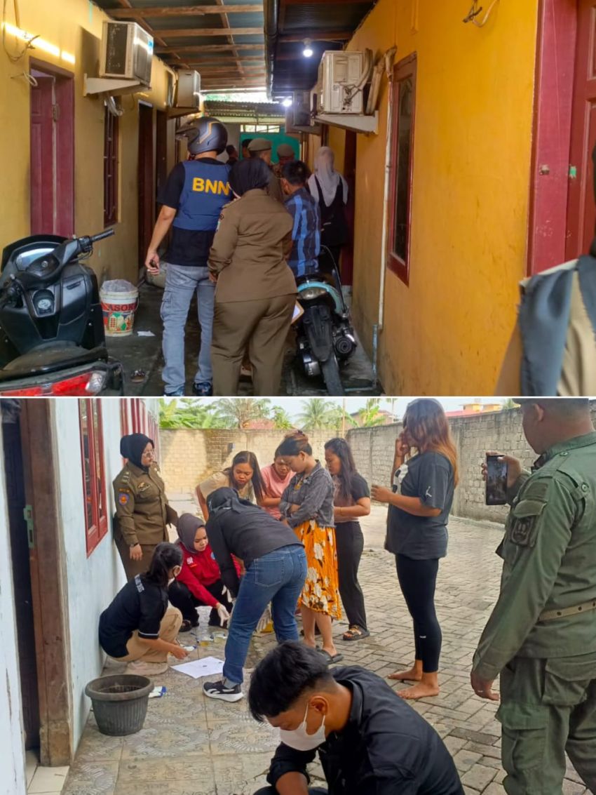 BNN Binjai Gelar Razia Tes Urine di Kos-kosan, 16 Penghuni Terindikasi Narkoba