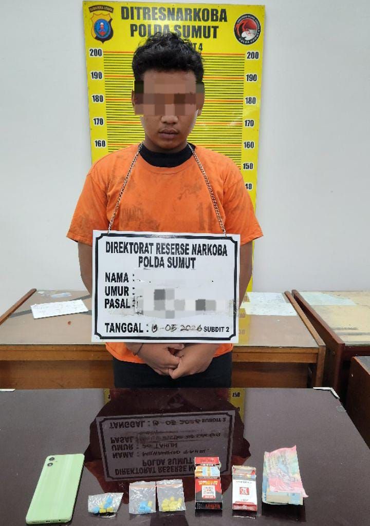 Polda Sumut Ungkap Peredaran Ekstasi di Deliserdang
