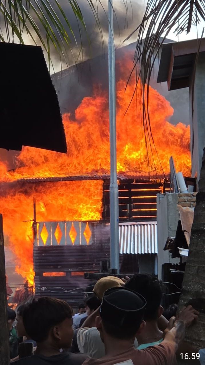 13 Rumah Warga Terbakar di Babul Makmur Aceh Tenggara