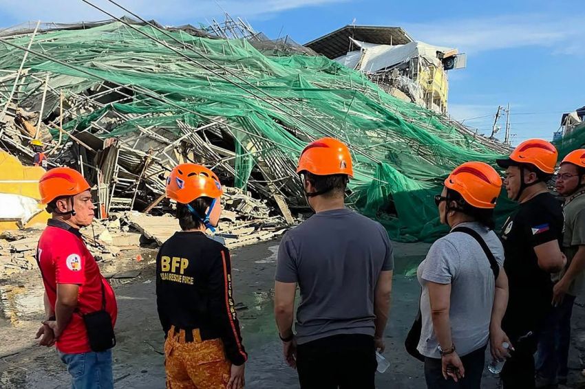 Gedung 9 Lantai di Filipina Runtuh, 19 Orang Diduga Masih Tertimbun