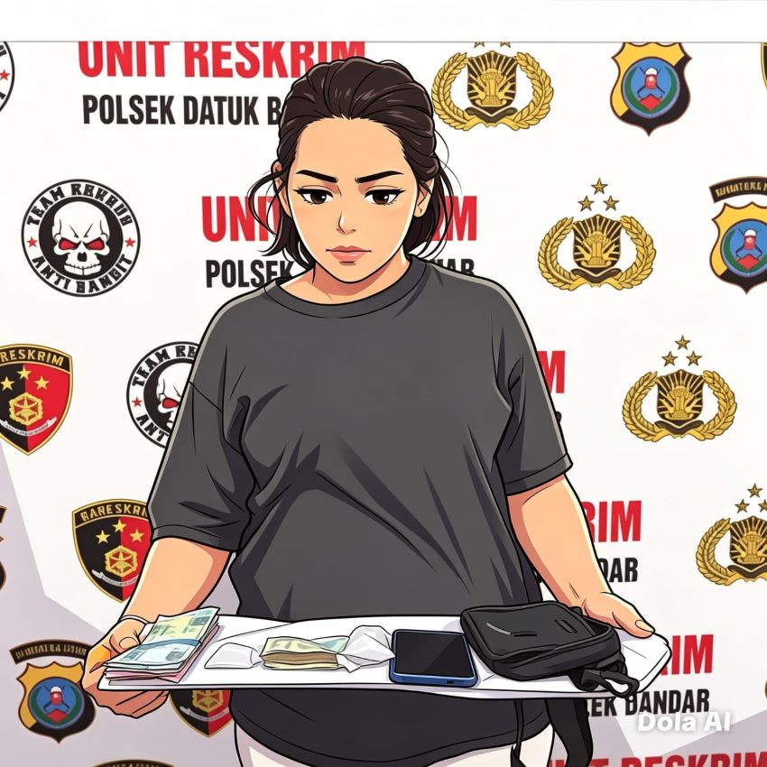 Polsek Datuk Bandar Ringkus Wanita Pengedar Sabu