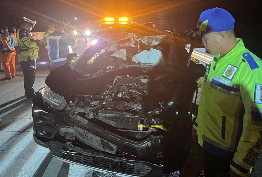 Tabrakan di Tol Medan-Tebingtinggi, 1 Penumpang Tewas, 3 Luka-luka