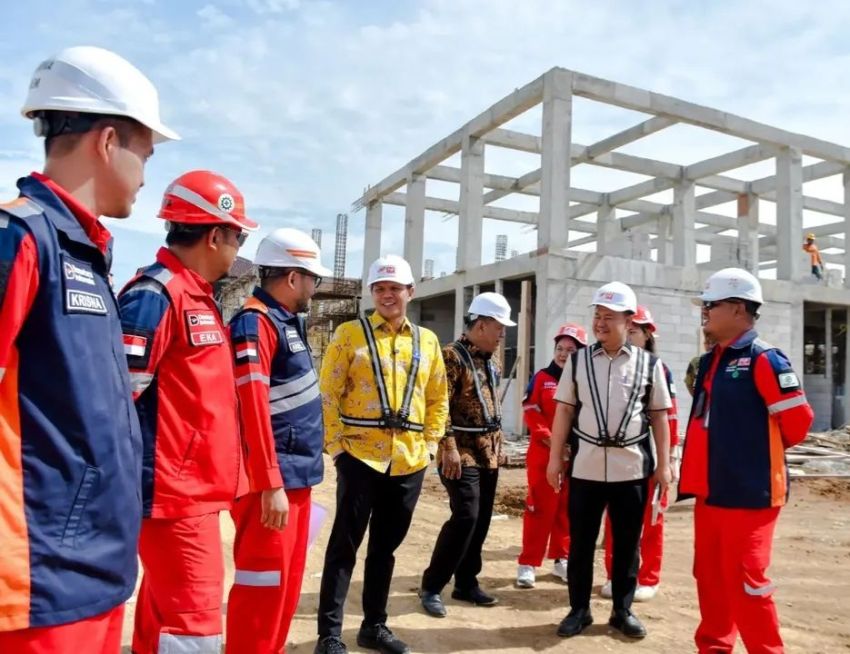 Progres Lampaui Target, Wabup Sergai Tinjau Pembangunan Sekolah Rakyat