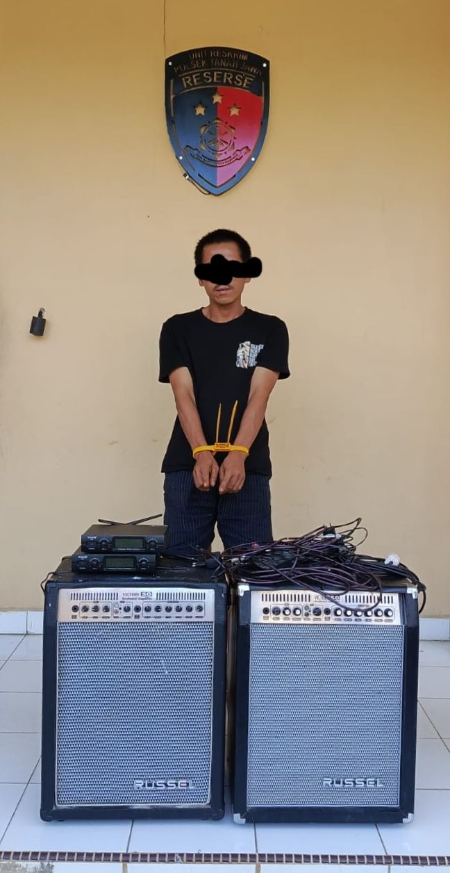 Polsek Tanah Jawa Ringkus Terduga Pembobol Gereja