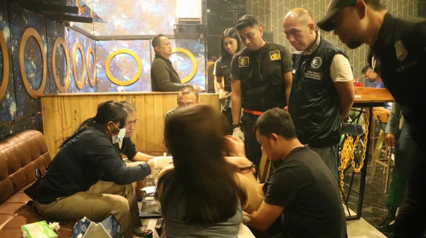 Razia Gabungan Polda Sumut di THM Medan, Tes Urine Pengunjung