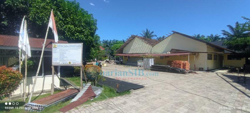 27 Ruangan MAN 2 Barumun Tengah Direhabilitasi, Proses Belajar Dipindah ke SDN 0206 Binanga