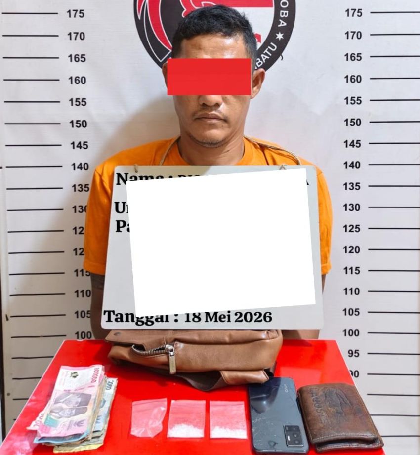 Satresnarkoba Polres Labuhanbatu Tangkap Pengendara KLX Bawa Sabu di Panai Tengah