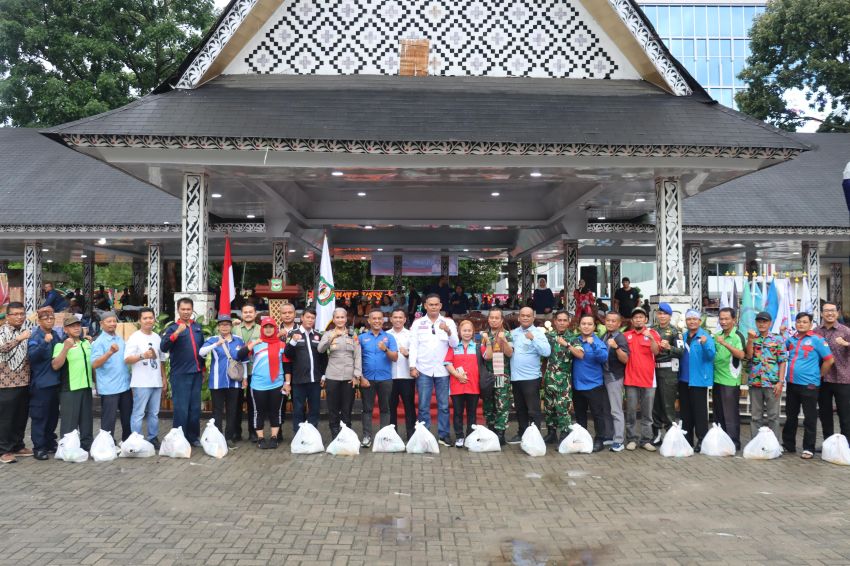 Meski Sempat Diguyur Hujan, May Day 2026 di Siantar Tetap Meriah Penuh Kebersamaan