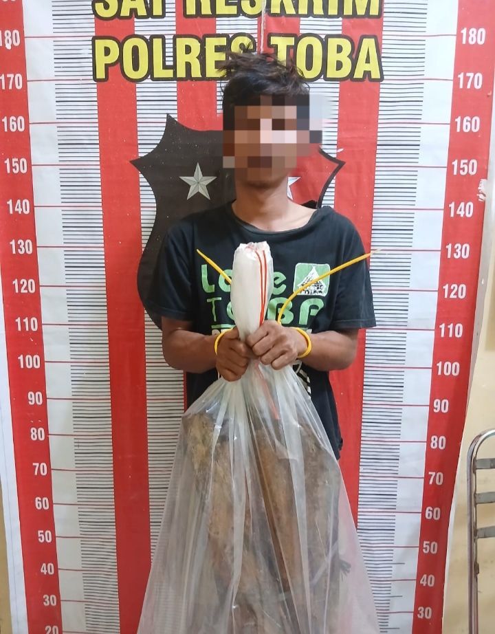 Cekcok Dengan Istri, Suami Bakar Rumah Mertua Ditangkap Polres Toba
