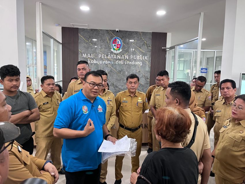 Minimalisir Keluhan Layanan, Bupati Deliserdang Sidak Mal Pelayanan Publik