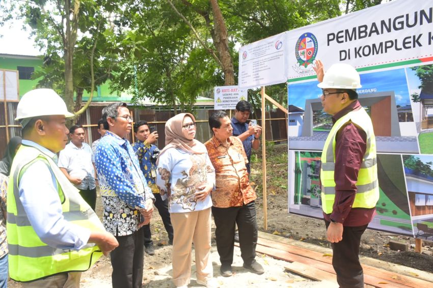 Deliserdang Tata Kawasan Pedagang, UMKM Central Resmi Dibangun