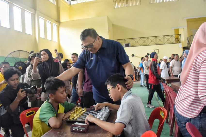 Ratusan Pelajar SD dan SMP Deliserdang Ikuti Turnamen Catur Tingkat Kabupaten