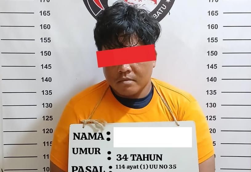 Polres Labuhanbatu Bekuk Terduga Pengedar Sabu di Gang Surau Rantauprapat