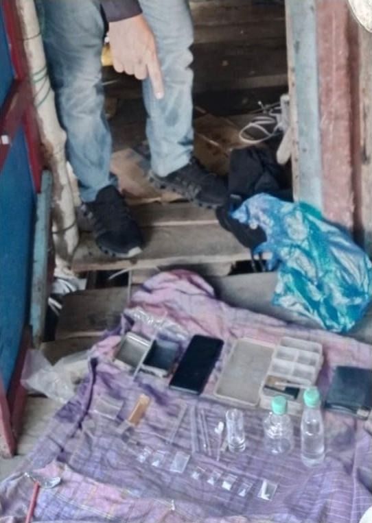 Polres Tanjung Balai Obrak-abrik Barak Narkoba di Teluk Nibung