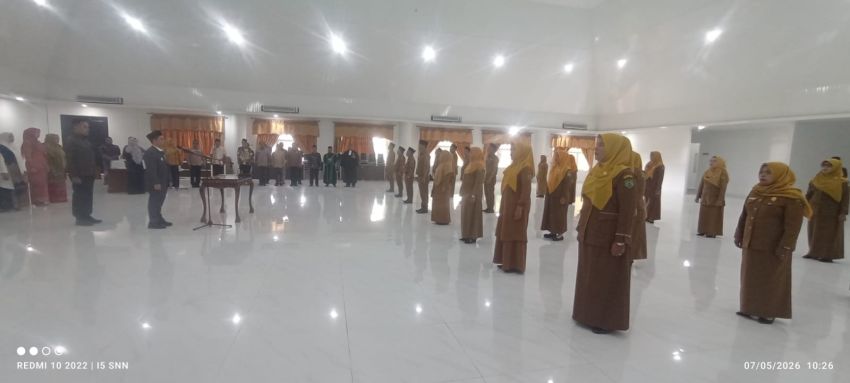 Kejar Peningkatan IPM, Bupati Palas Lantik 27 Kepala Sekolah Definitif