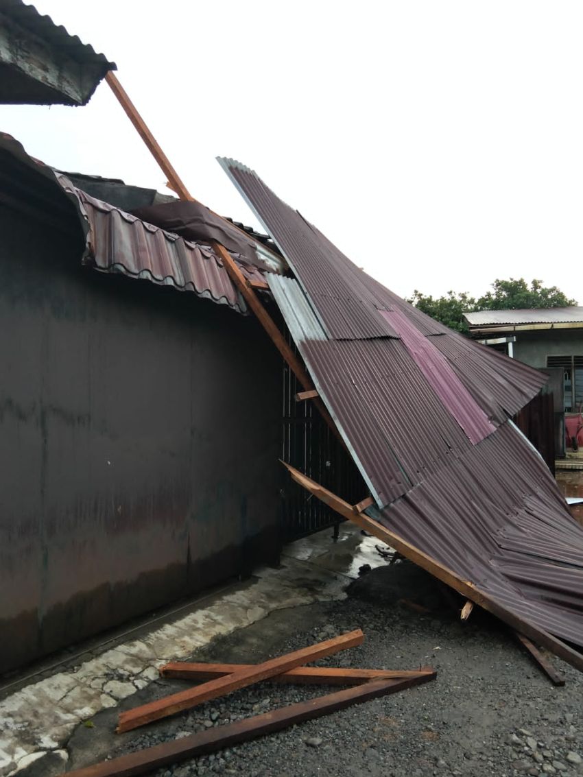Puting Beliung Terjang Delapan Desa di Pancurbatu, 42 Rumah Rusak dan Kerugian Capai Rp1,16 Miliar