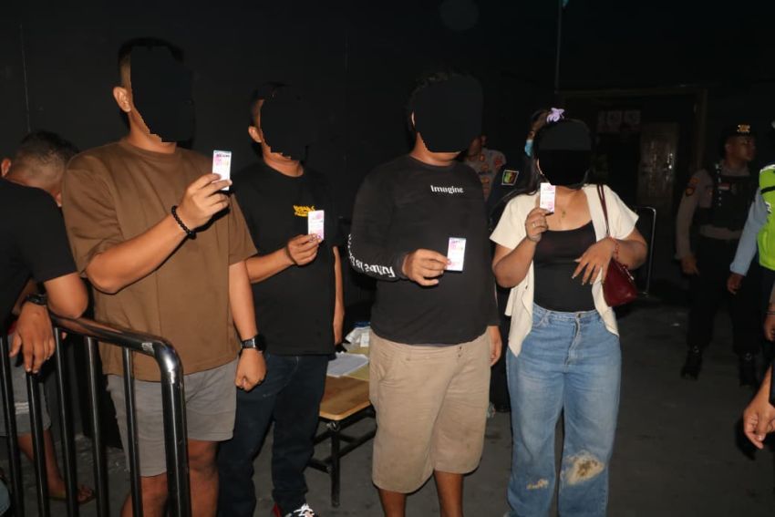 Polda Sumut Razia THM High Pass Medan, 4 Pengunjung Positif Narkotika