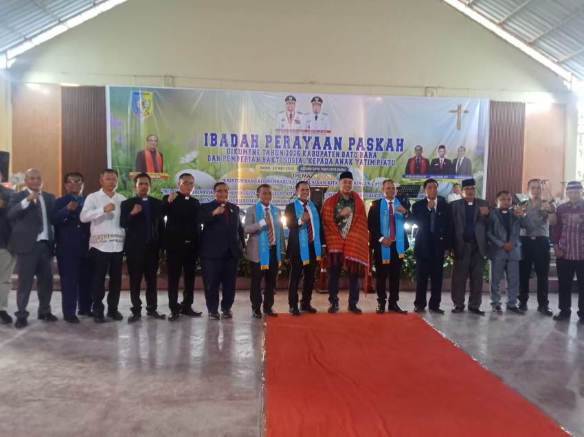 Jalan Salib Hingga Bakti Sosial Warnai Paskah Oikumene Batubara 2026