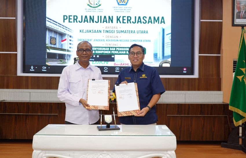 Kejati Sumut dan DJKN Teken Kerja Sama Percepatan Pemulihan Aset Negara