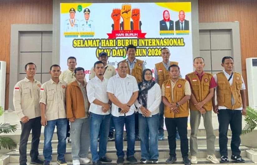 May Day 2026, Disnakerin Labura Gelar Donor Darah