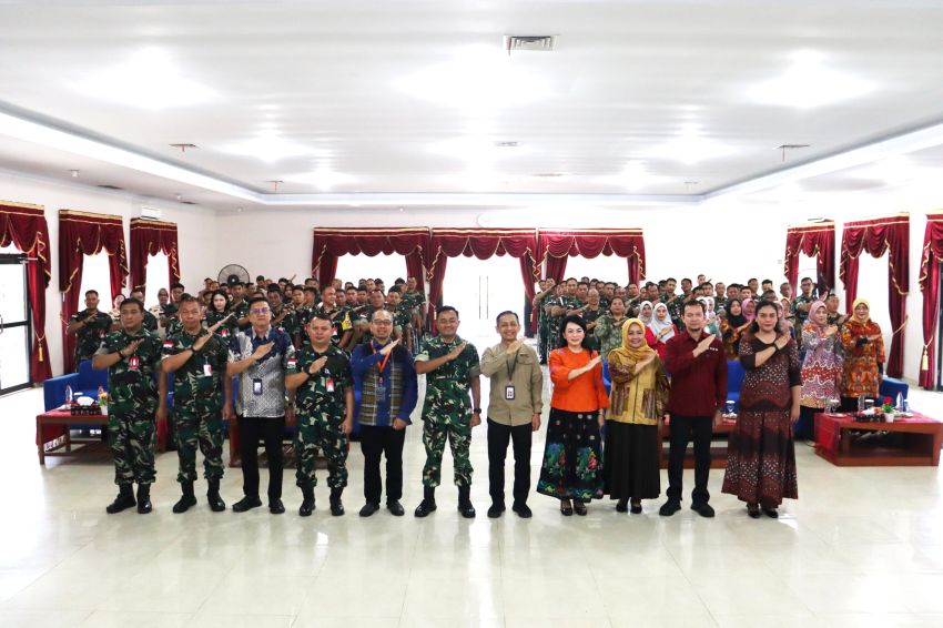 OJK Sumut dan TNI AU Kosek I Perkuat Literasi Keuangan Prajurit
