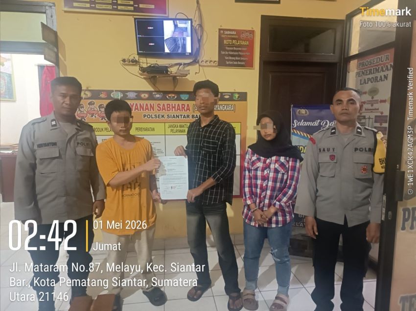 Respons Cepat Laporan Warga, Polsek Siantar Barat Mediasi Keributan di Jalan Padangsidimpuan
