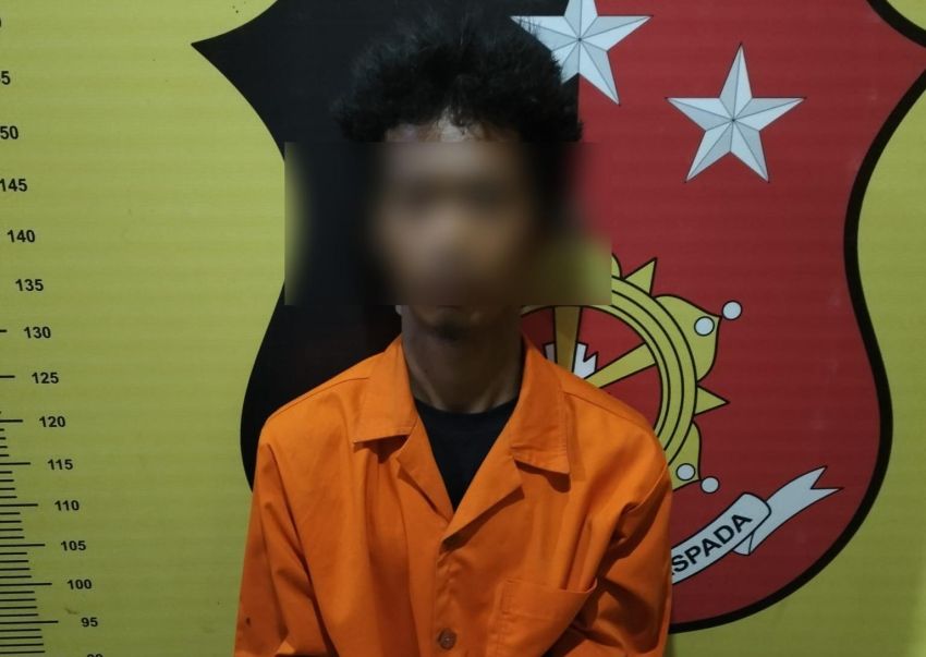 Pemuda 19 Tahun Ditangkap di Marbau, Polisi Sita Sabu dan Sepeda Motor Satria FU