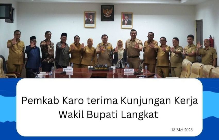 Pemkab Karo Sambut Kunjungan Kerja Wakil Bupati Langkat