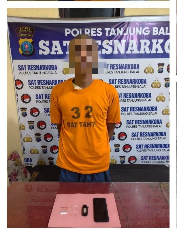 Kantongi Sabu Siap Edar, MS Diciduk Satresnarkoba Polres Tanjungbalai