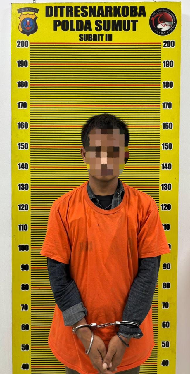 Polda Sumut Tangkap Pengedar Sabu di Percut Sei Tuan