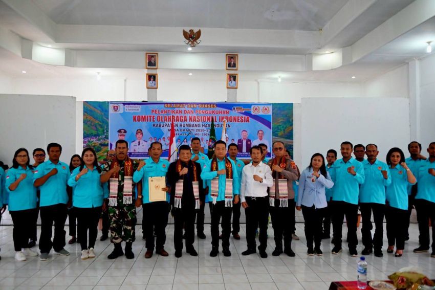 Juanda Nababan Pimpin KONI Humbahas 2026-2030
