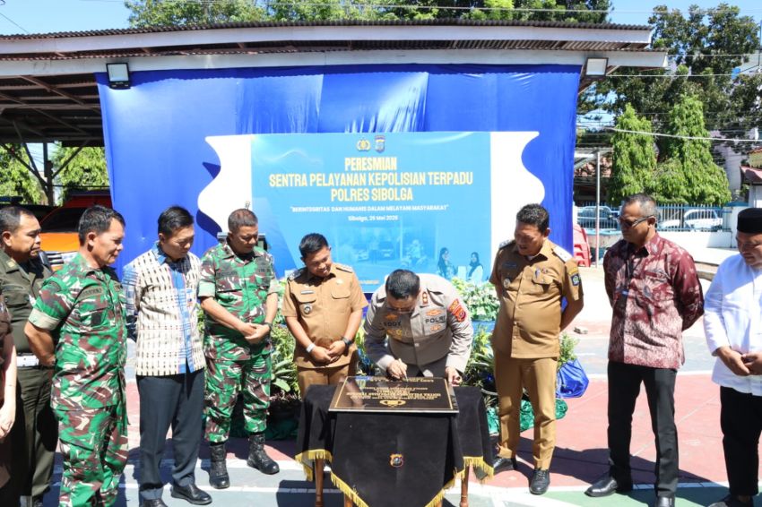 SPKT Polres Sibolga Diresmikan, Pelayanan Kepolisian Kini Terintegrasi