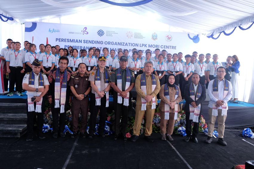 LPK MORI Centre SO Berangkatkan 44 Orang Magang ke Jepang