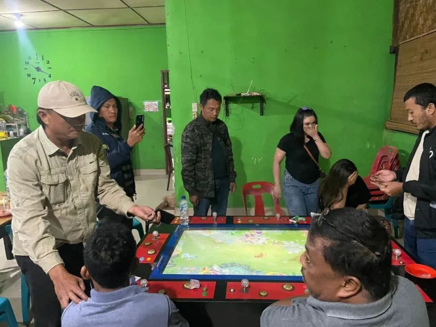 Polres Karo Gerebek Judi Tembak Ikan di Tigabinanga, Dua Perempuan Diamankan