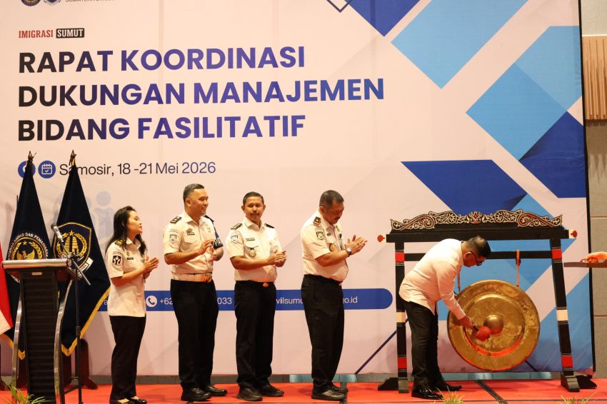 Imigrasi Sumut Perkuat Pelayanan dan Kinerja Lewat Rakor Dukungan Manajemen Bidang Fasilitatif 2026