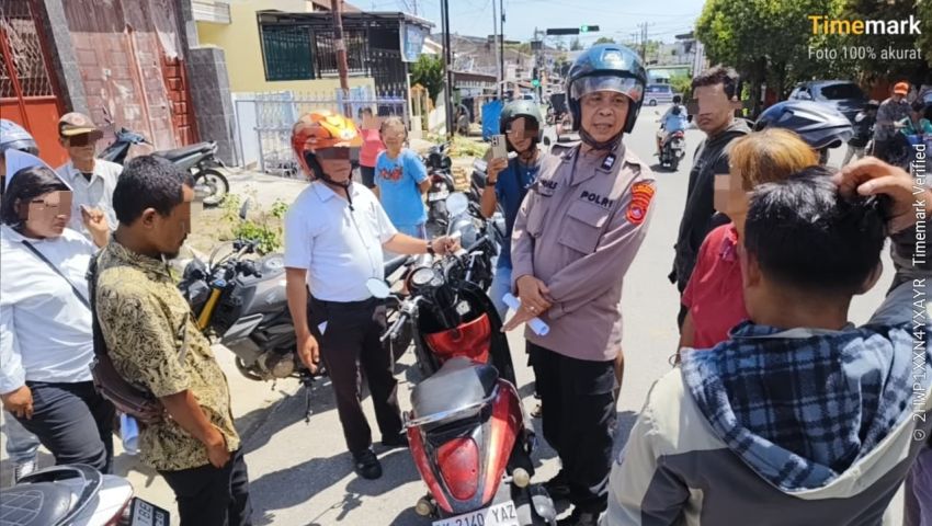 Tanggapi Laporan 110, Polisi Redam Keributan di Jalan Bali Siantar Utara