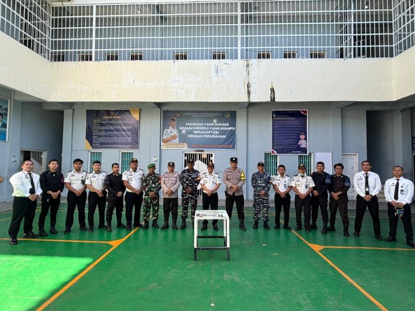 Lapas Barus Gelar Razia Blok Hunian Perkuat Deteksi Dini Gangguan Kamtib