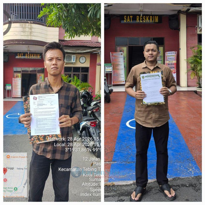FKMP dan IPA Tebingtinggi Laporkan Dugaan Penyalahgunaan Wewenang Korwil SPPG ke Polres