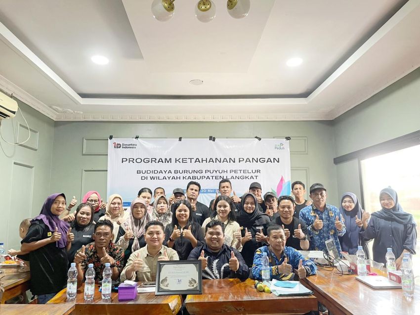 PLN UIP SBU Kembangkan Budidaya Burung Puyuh Petelur untuk Perkuat Ketahanan Pangan di Langkat