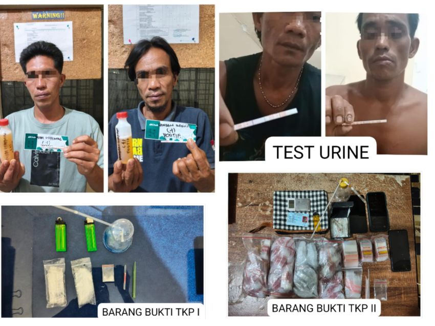 Satresnarkoba Polres Batubara Gerebek Dua Lokasi Diduga Sarang Narkoba, Empat Orang Diamankan