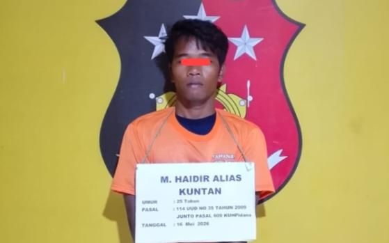 Diduga Terlibat Peredaran Narkoba, Polsek Panai Hilir Gerebek Rumah Nelayan di Seiberombang